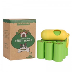Teljes értékesítési Komposztíva Eldobható Pet Poop Bags Eco Friendly Dog Poop Bags Cornkeményítő Biodegradálható Bags